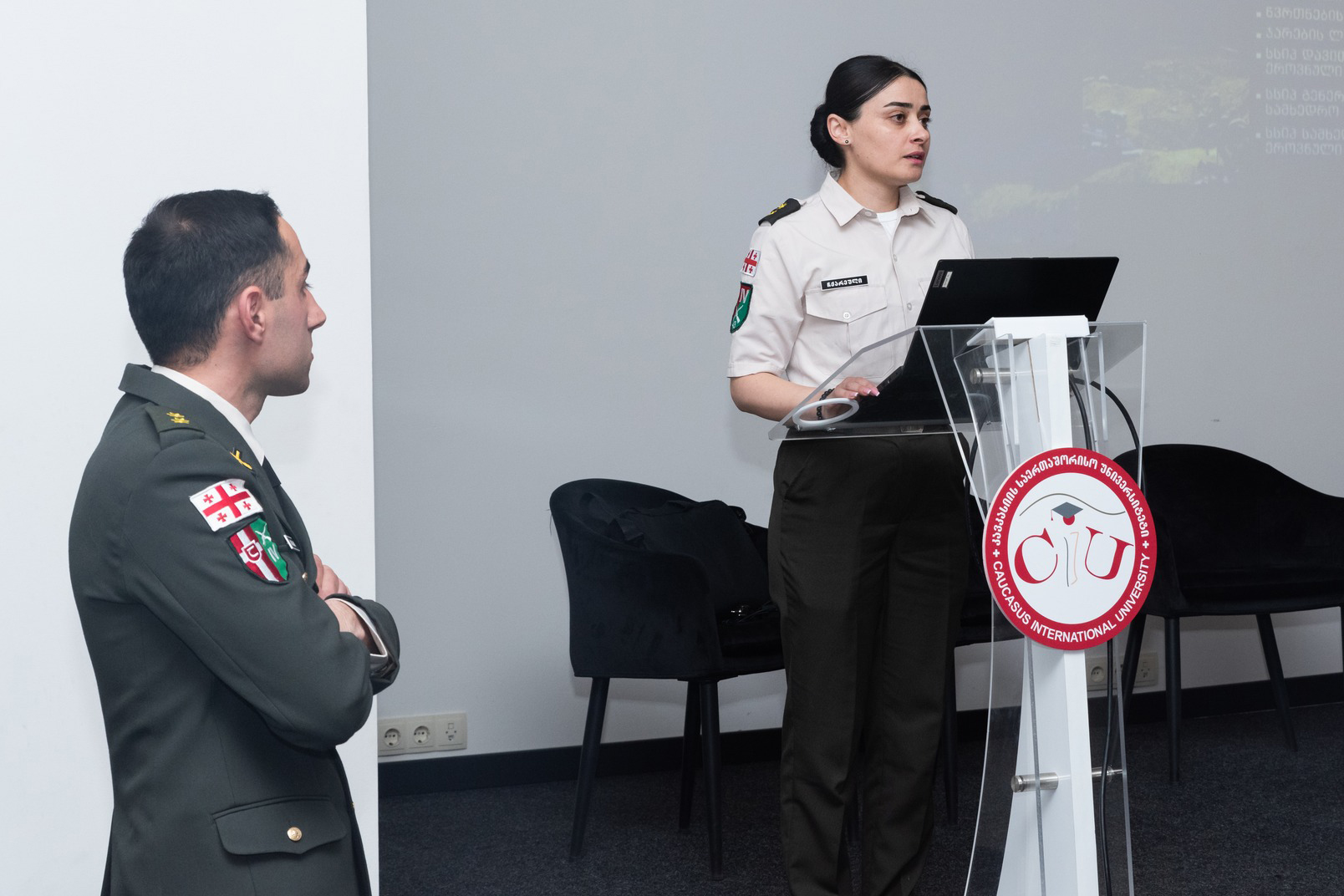 INFORMATION MEETING OF DEFENSE FORCES WITH STUDENTS